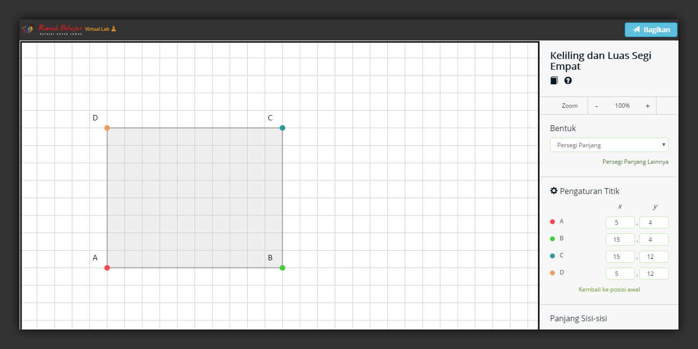 Interactive Virtual Laboratory: Area And Perimeter Of Rectangle