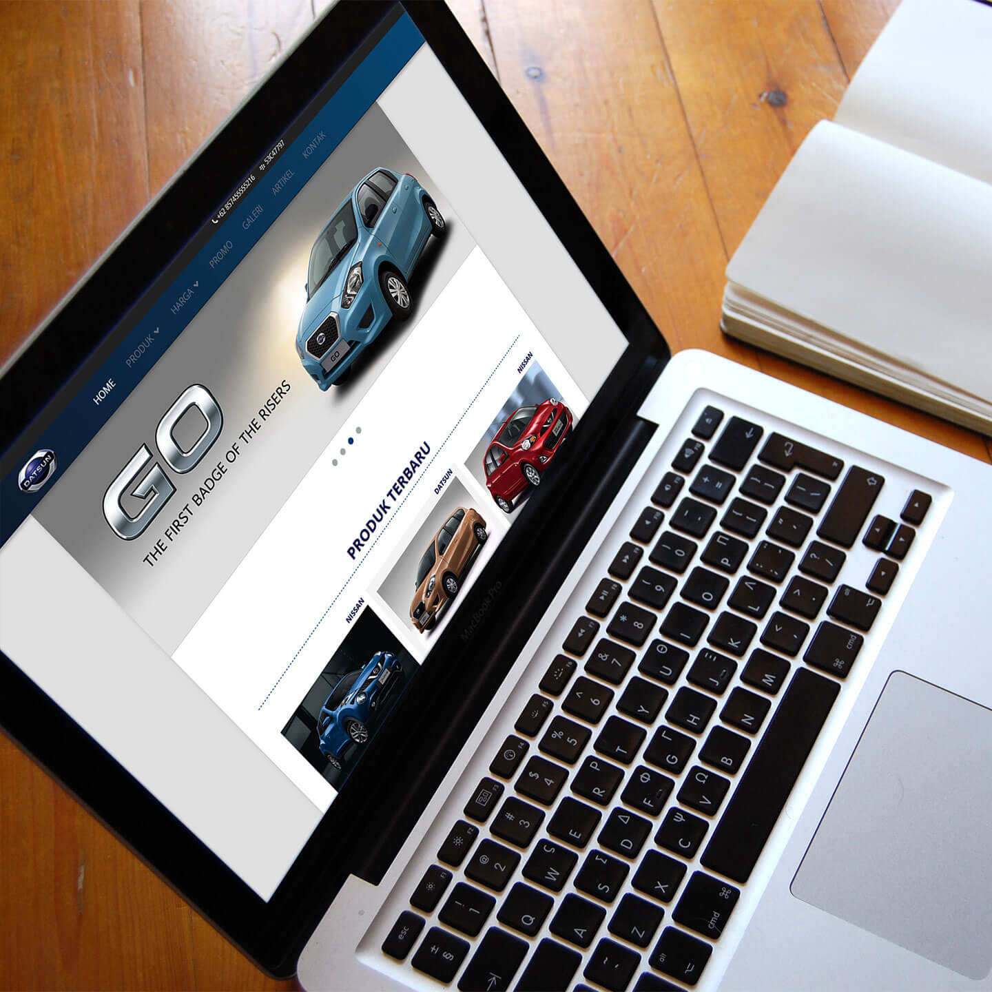 Datsun East Java Branch Sales Website