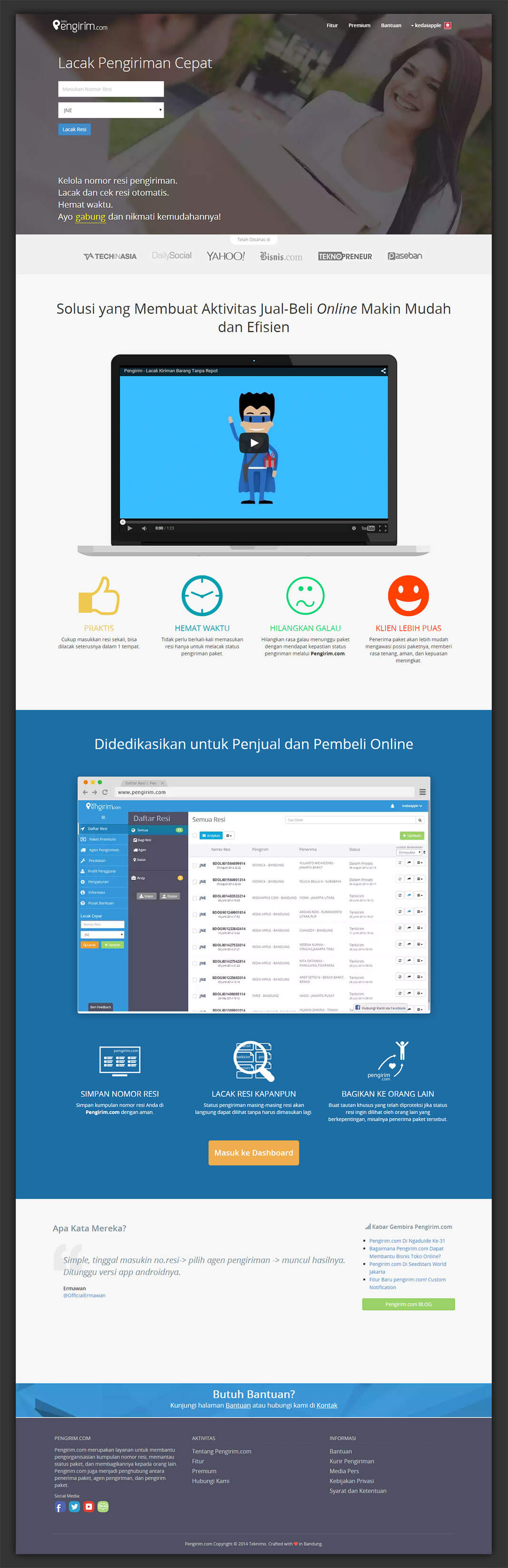 Pengirim Website