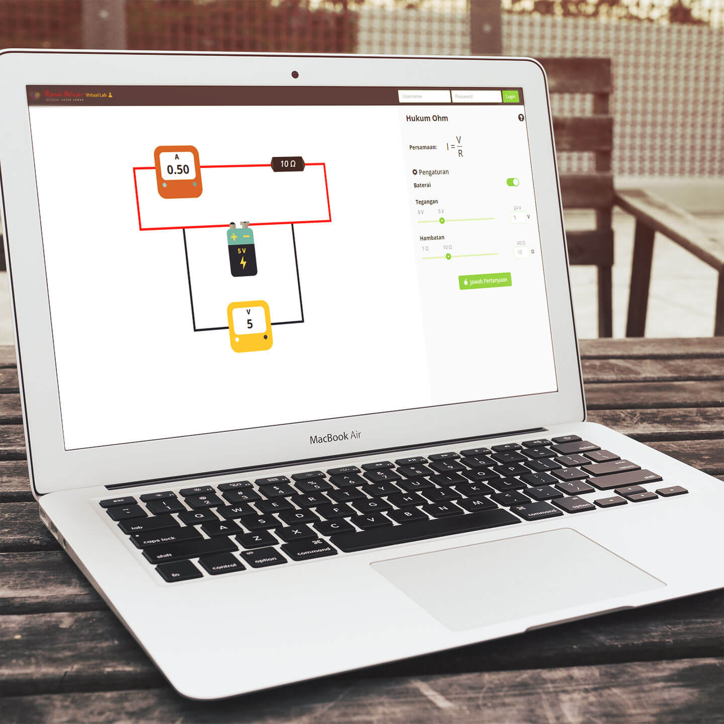Interactive Virtual Laboratory: Ohm’s Law