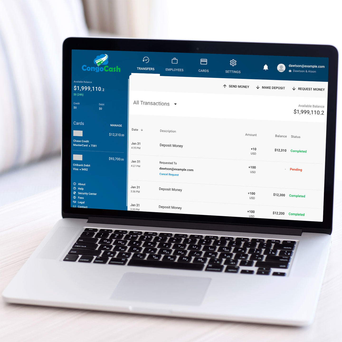 Congo Cash - Financial Application Prototype